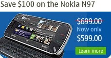 N97 teaser B: open device, value message